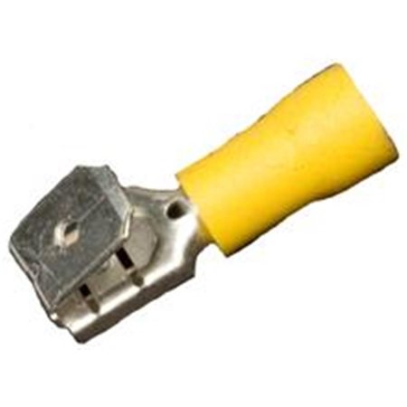 DOOMSDAY Vinyl Insulated Piggy Back Disconnects - 12-10 Wire;.03 2 X.250 Tab; Pack Of 100 DO856842